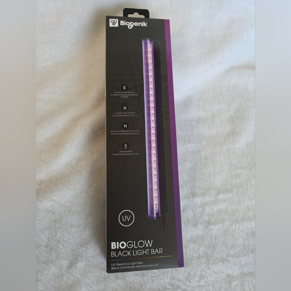 UV Reactive Black Light Bar BIOGLOW From Biogenik Gamestop